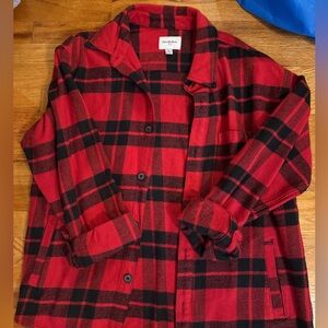 Goodfellow & Co Red and Black Flannel